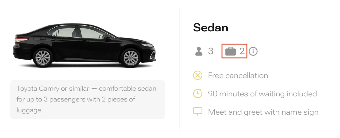 Screenshot of sample car models
